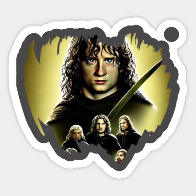 Lord of the rings Lord Of The Rings Sticker TeePublic